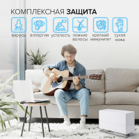 Традиционный увлажнитель воздуха Stadler Form (без налета и накипи) с ароматизатором Oskar big, белый O-040R