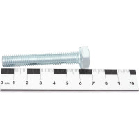 Болт с ш\г Качественный КРЕПЕЖ полная резьба DIN 933 558 10x60 25 шт 0500831 КЧ