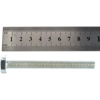 Болт с ш\г Качественный КРЕПЕЖ полная резьба DIN 933 558 10x90 15 шт 0500837 КЧ