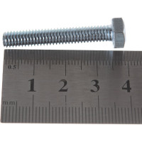 Болт с ш\г Качественный КРЕПЕЖ полная резьба DIN 933 558 6x35 70 шт 0300775 КЧ