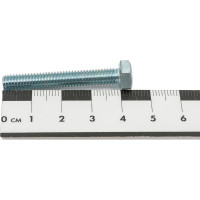 Болт с ш\г Качественный КРЕПЕЖ полная резьба DIN 933 558 6x40 75 шт 0300777 КЧ