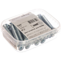 Винт Качественный КРЕПЕЖ потай с метр. резьбой, DIN 965, 8x60, 30 шт 0200901 КЧ