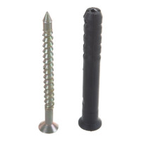 Дюбель-гвоздь Качественный КРЕПЕЖ потайной бортик, 8х60, 90 шт 1000621 КЧ