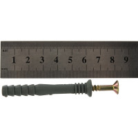 Дюбель-гвоздь Качественный КРЕПЕЖ потайной бортик, 8х60, 30 шт 0300621 КЧ