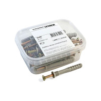 Дюбель-гвоздь Качественный КРЕПЕЖ потайной бортик, 8х60, 30 шт 0300621 КЧ