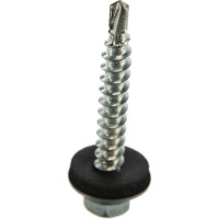 Кровельный саморез Качественный КРЕПЕЖ цинк, 4.8х35 мм, 140 шт 0500169 КЧ