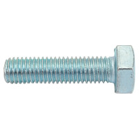 Болт с ш/г полная резьба Качественный КРЕПЕЖ набор DIN 933 10х40 15 шт 0301063 КЧ