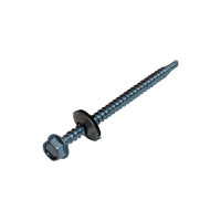 Кровельный саморез Качественный КРЕПЕЖ цинк, 4.8х70 мм, 75 шт 0500177 КЧ