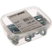 Болт с ш/г полная резьба Качественный КРЕПЕЖ набор DIN 933 10х100 6 шт 0301075 КЧ