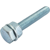 Болт с ш/г полная резьба Качественный КРЕПЕЖ набор DIN 933 10х60 13 шт 0301067 КЧ