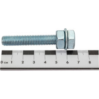 Болт с ш/г полная резьба Качественный КРЕПЕЖ набор DIN 933 10х60 13 шт 0301067 КЧ