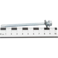 Кровельный саморез Качественный КРЕПЕЖ цинк, 6.3х90 мм, 40 шт 0500207 КЧ