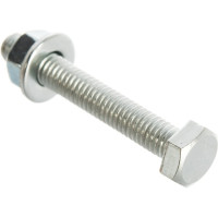 Болт с ш/г полная резьба DIN 933 Качественный КРЕПЕЖ набор 6х40 65 шт 0301015 КЧ