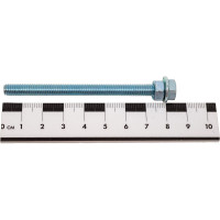 Болт с ш/г полная резьба DIN 933 Качественный КРЕПЕЖ набор 6х80 40 шт 0301025 КЧ