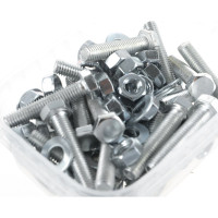 Болт с ш/г полная резьба DIN 933 Качественный КРЕПЕЖ набор 8х40 30 шт 0301039 КЧ