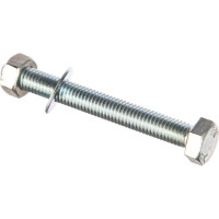 Болт с ш/г полная резьба DIN 933 Качественный КРЕПЕЖ набор 8х70 20 шт 0301051 КЧ