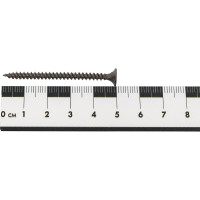 Саморез Качественный КРЕПЕЖ 3.5x51 мм, потай, частая резьба, оксид, 520 шт 1000401 КЧ