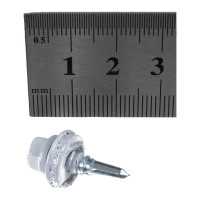 Кровельный саморез Качественный КРЕПЕЖ белый RAL 9003, 5.5х19 мм, 200 шт 1000179 КЧ