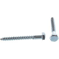 Шуруп с шестигранной головкой Качественный КРЕПЕЖ 6х50, 100 шт. 0300541 КЧ