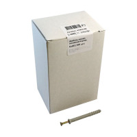 Дюбель-гвоздь с потайным бортиком крепежная техника 6х60, 100 шт 470814 БК