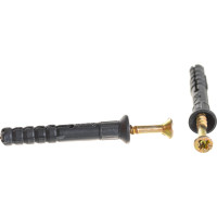 Дюбель-гвоздь с потайным бортиком крепежная техника 6х40, 150 шт 470810 БК