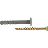 Дюбель-гвоздь с грибовидным бортиком крепежная техника 6x40, 150 шт 470910 БК