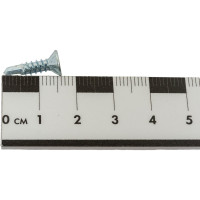 Оконный саморез Качественный КРЕПЕЖ 3.9х16 белый сверло 500 шт 0300085 КЧ