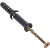 Дюбель-гвоздь Качественный КРЕПЕЖ потайной бортик, 8х60, 50 шт 0500621 КЧ