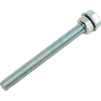 Болт с ш/г полная резьба DIN 933 Качественный КРЕПЕЖ набор 5х50 80 шт 0301003 КЧ