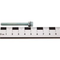 Болт с ш/г полная резьба DIN 933 Качественный КРЕПЕЖ набор 5х50 80 шт 0301003 КЧ