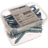 Шуруп с шестигранной головкой Качественный КРЕПЕЖ 10х100, 20 шт. 0500579 КЧ