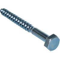 Шуруп с шестигранной головкой Качественный КРЕПЕЖ 10х100, 20 шт. 0500579 КЧ