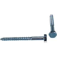 Шуруп с шестигранной головкой Качественный КРЕПЕЖ 10х100, 20 шт. 0500579 КЧ