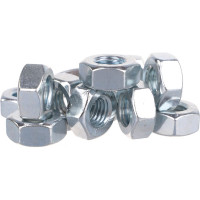 Шестигранная гайка крепежная техника DIN 934, М10, 200 шт. 493208 БК