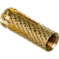 Забиваемый анкер Качественный Крепеж цанга М 6, латунь 100 шт 0200070 КЧ