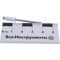 Заклепки вытяжные алюминиевые (50 шт; 4х10 мм; белые RAL 9003) КОБАЛЬТ 911-055