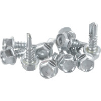 Саморезы Саморезик 5,5х19 шестигр, цинк, сверло кров., без шайбы 500шт SKBSHS-5,5х19-500