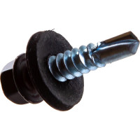 Кровельный саморез Саморезик 5,5х25 RAL8017 коричневый шоколад 250шт SKRAL8017-5,5х25-250