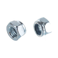 Гайка М8 со стопорным кольцом Саморезик оцинк. DIN 985 130 шт DIN985-М8-130
