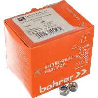 Гайка М8 со стопорным кольцом Саморезик оцинк. DIN 985 130 шт DIN985-М8-130