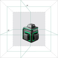 Лазерный уровень ADA Cube 3-360 GREEN Home Еdition А00566