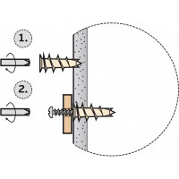 Анкер для гипсокартона ЕВРОПАРТНЕР PBA без шурупа 14х37 200 шт. 87627