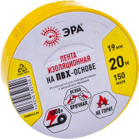 ПВХ-изолента ЭРА 19мм x 20м, желтая C0036543