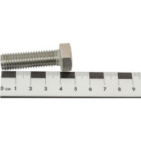 Болт с шестигранной головкой, с полной резьбой ЕВРОПАРТНЕР DIN 933 нержав. сталь, 12х40 мм, 2 шт. G2 1240 1