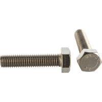 Болт с шестигранной головкой, с полной резьбой ЕВРОПАРТНЕР DIN 933 нержав. сталь, 12х50 мм, 2 шт. G2 1250 2