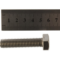 Болт с шестигранной головкой, с полной резьбой ЕВРОПАРТНЕР DIN 933 нержав. сталь, 12х50 мм, 2 шт. G2 1250 2