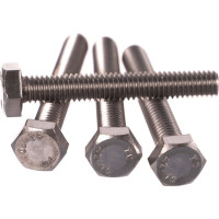 Болт с шестигранной головкой, с полной резьбой ЕВРОПАРТНЕР DIN 933 нержав. сталь, 6х40 мм, 4 шт. G2 3264 1