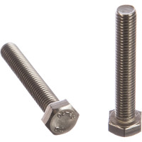Болт с шестигранной головкой, с полной резьбой ЕВРОПАРТНЕР DIN 933 нержав. сталь, 8х50 мм, 2 шт. G2 3328 1