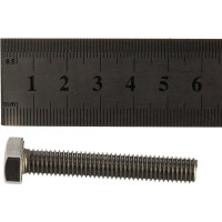 Болт с шестигранной головкой, с полной резьбой ЕВРОПАРТНЕР DIN 933 нержав. сталь, 8х50 мм, 2 шт. G2 3328 1