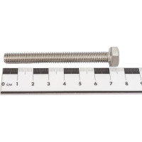 Болт с шестигранной головкой, с полной резьбой ЕВРОПАРТНЕР DIN 933 нержав. сталь, 8х70 мм, 2 шт. G2 9332 1